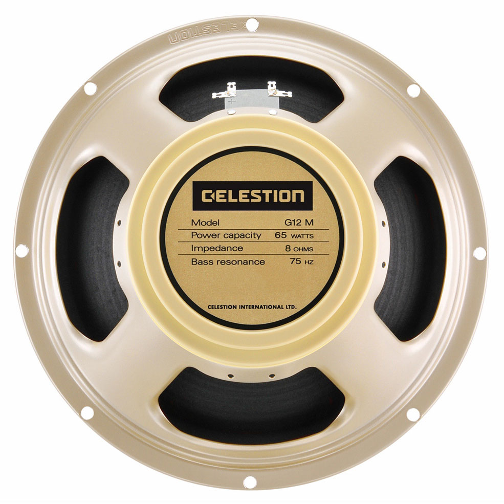 Haut-parleur de guitare Celestion G12M Creamback 65 W 12" Haut-parleur de guitare Celestion G12M Creamback 65 W 12"