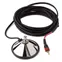 Un commutateur de pédale RCA pour ampères, un bouton, chrome Un commutateur de pédale RCA pour ampères, un bouton, chrome