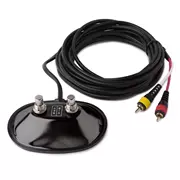 RCA commutateur de pédale pour ampères, deux boutons, noir