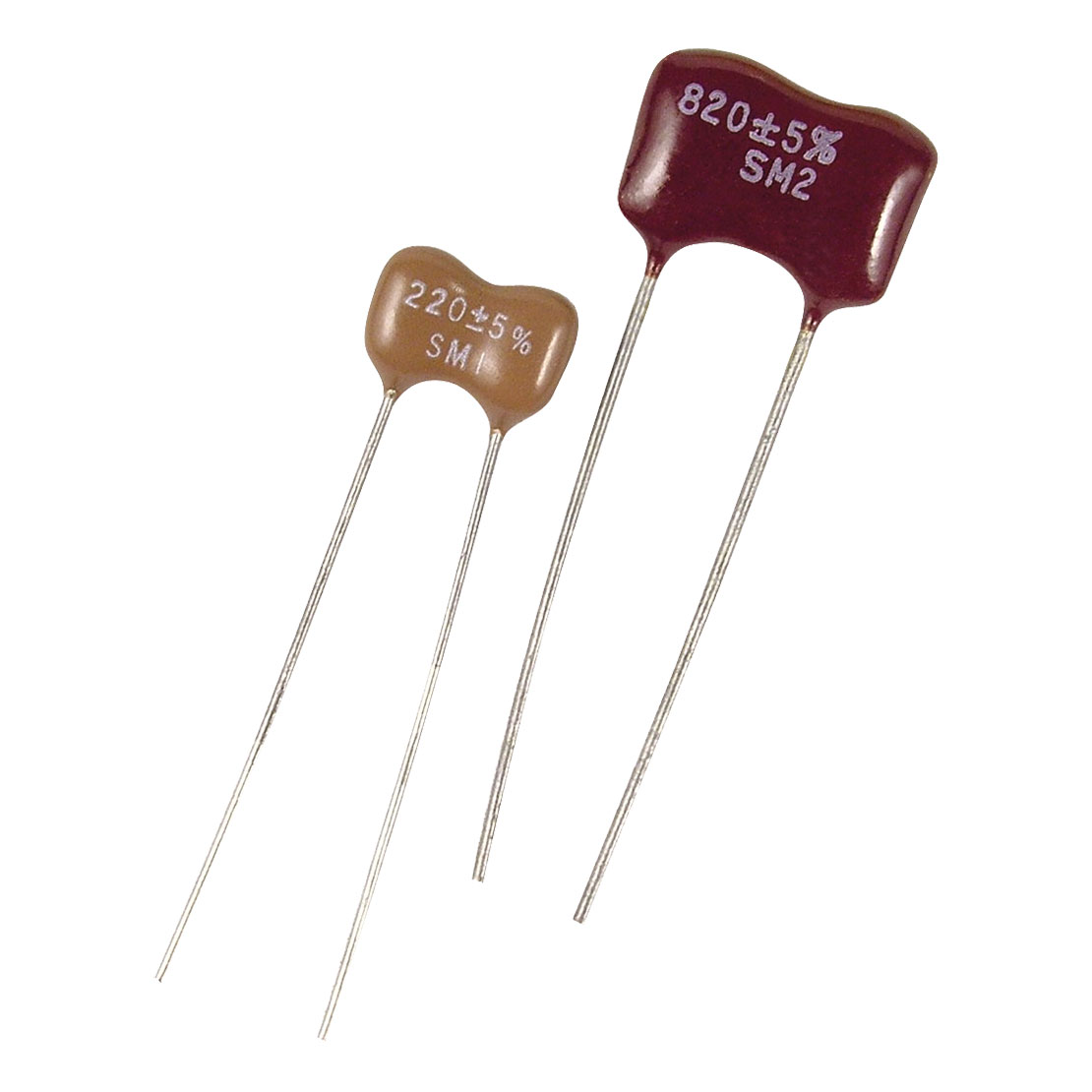 Casquettes argentées en mica