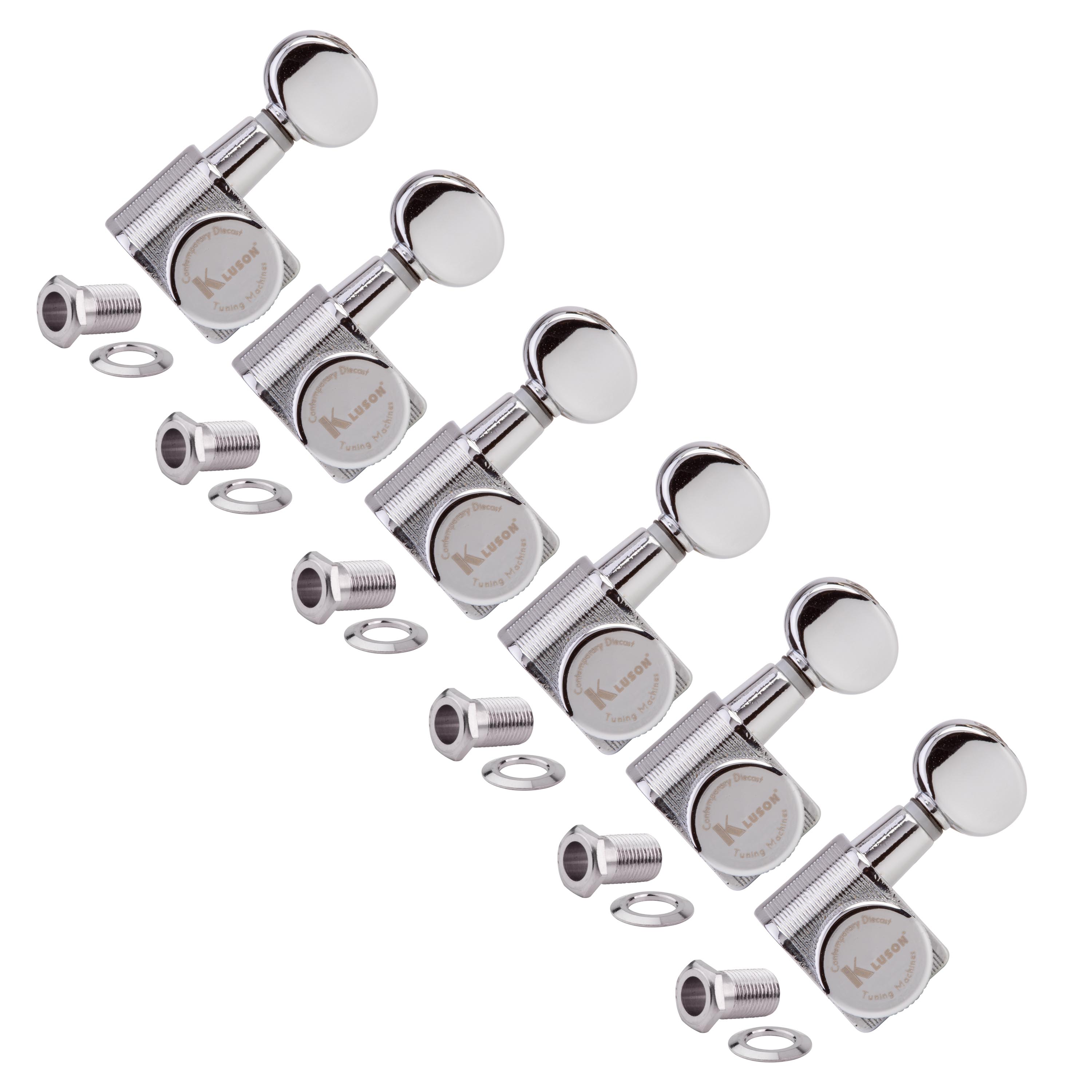 6-In-Line à 2-Pin et verrouillables pour guitares de garde-boue