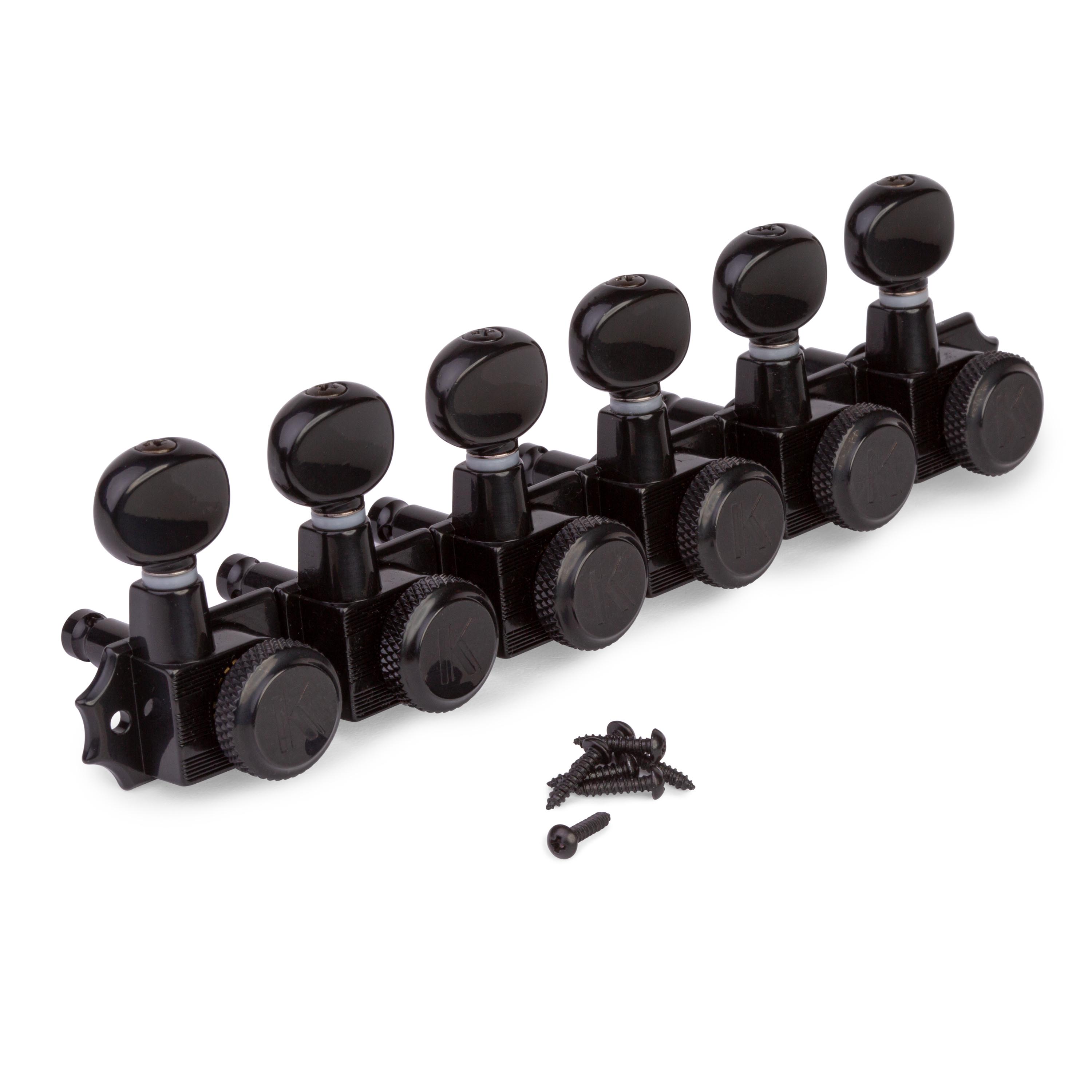 Tuners Kluson 6-In-Line à montage en H, verrouillable, série Revolution