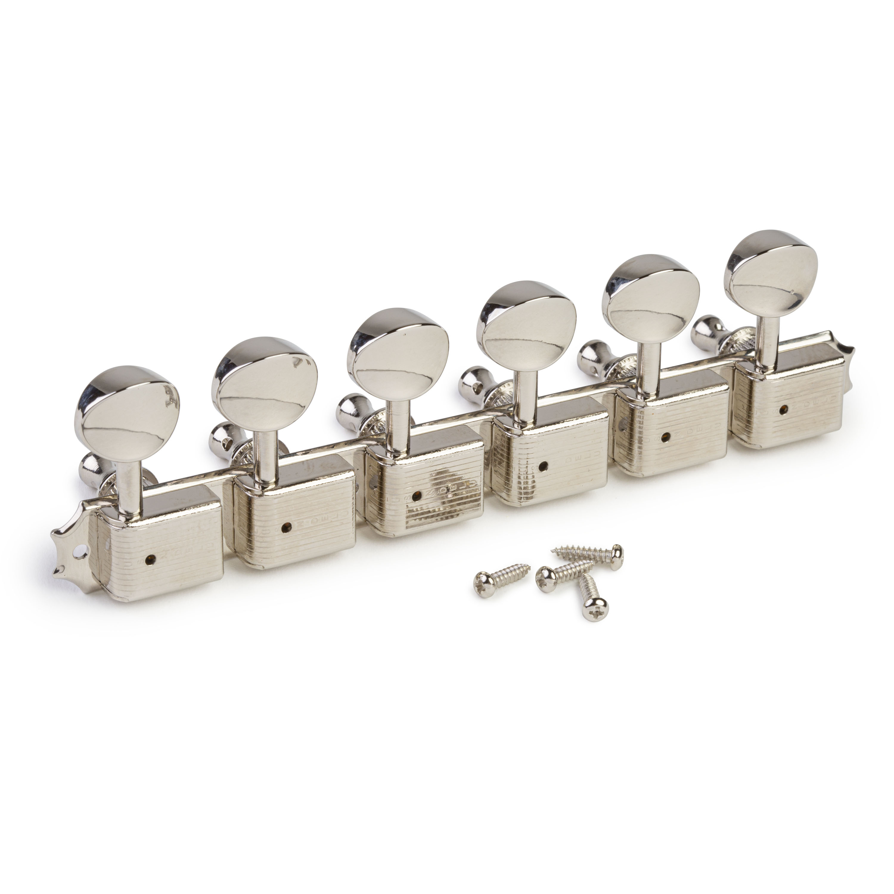 Mécaniques 6-On-Plate Kluson série Deluxe, une ligne