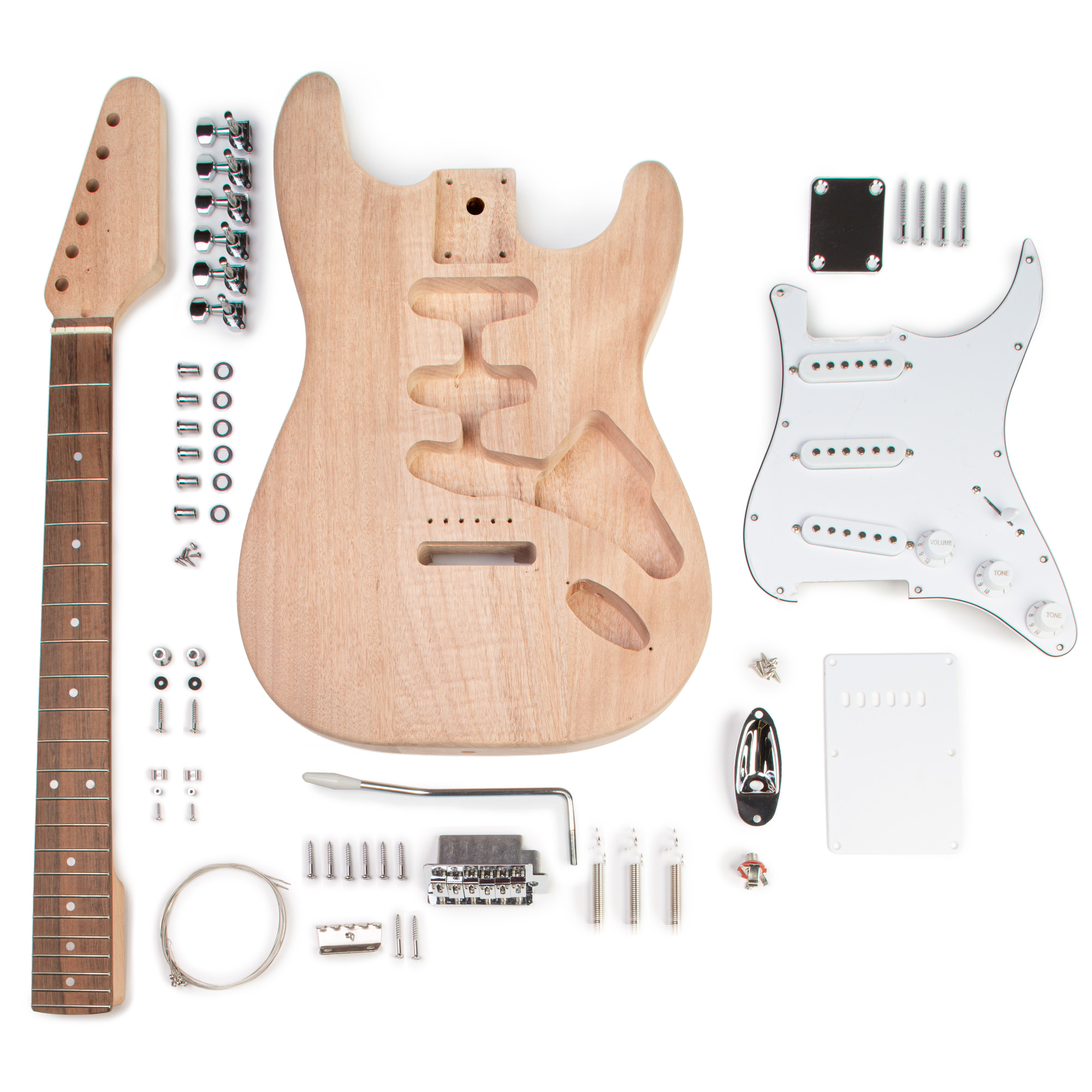 Guitare électrique S-Style (inspiré du modèle Stratocaster) en kit