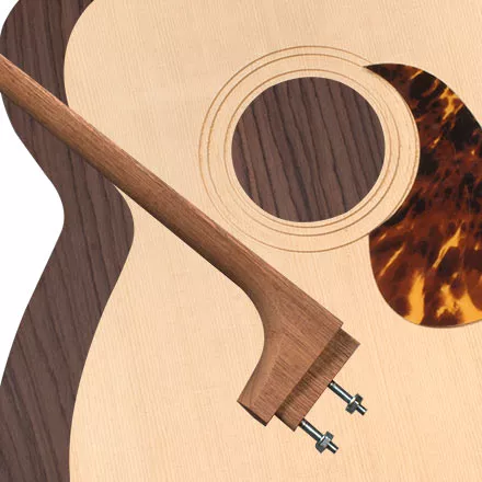  Kit de guitare acoustique StewMac OM, col boulonné, haut Sitka, dos et côtés en bois de rose indien