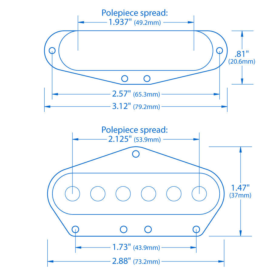 Micros StewMac pour Tele