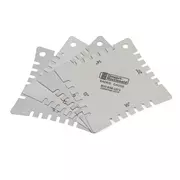 Jauges de rayon, crantées, jeu de 4