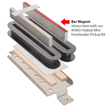Barre magnétique pour Firebird Mini Humbucker