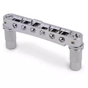 Pont Tune-o-matic en aluminium TPFA TonePros avec pelle en laiton, chrome