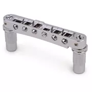 Pont Tune-o-matic en aluminium TPFA TonePros avec pelle en laiton, nickel