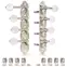 Machines à syntoniser Grover F-Style 4,9 Mandolin, Poteau de vis sans fin, nickel, 4L/4R Machines à syntoniser Grover F-Style 4,9 Mandolin, Poteau de vis sans fin, nickel, 4L/4R