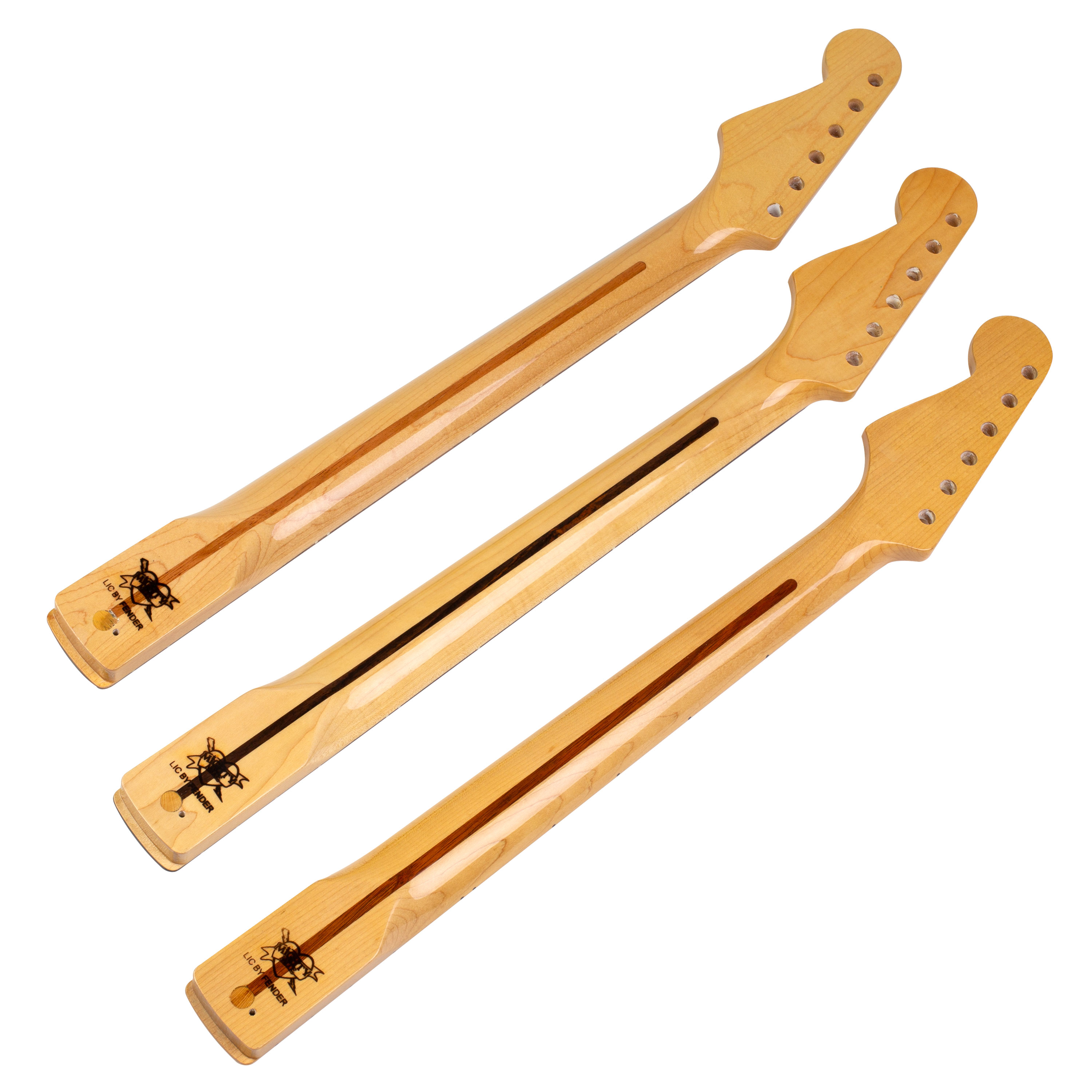 Mighty Mite Vintage Amber Neck pour Strat