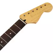Mighty Mite Vintage Amber Neck for Strat, avec palissandre indien, 10,5 mm trous pour chevilles