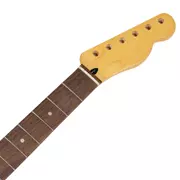 Mighty Mite Vintage Amber Neck for Tele, avec laurel indien, 10 mm trous de cheville