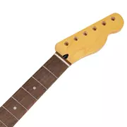 Mighty Mite Vintage Amber Neck for Tele, avec laurel indien, 10,5 mm trous de cheville