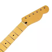 Mighty Mite Vintage Amber Neck for Tele, avec érable, 10,5 mm trous pour chevilles