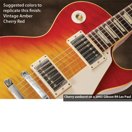 Laque ColorTone en aérosol pour guitares, Cherry Red
