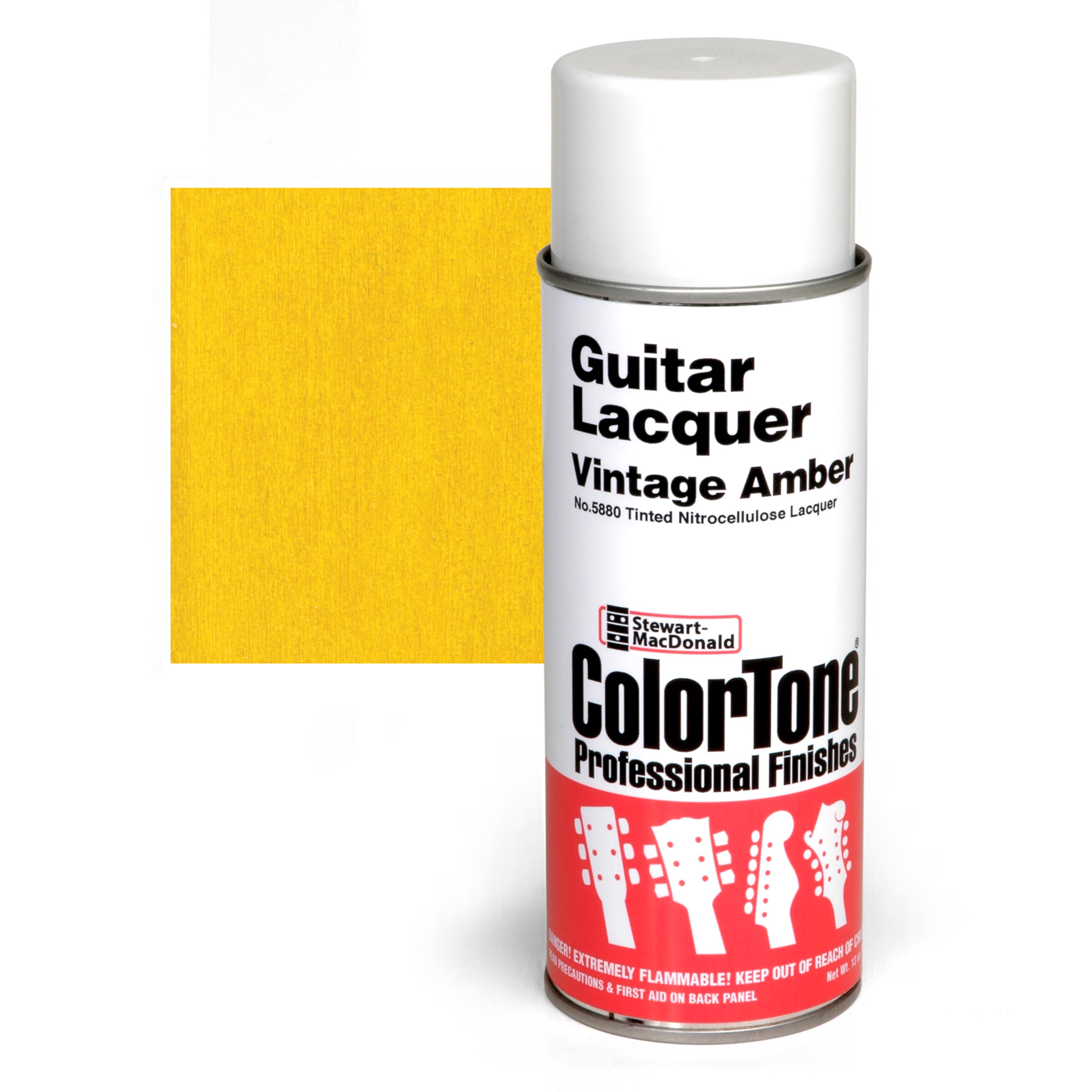 Laque ColorTone en aérosol pour guitares, Vintage Amber