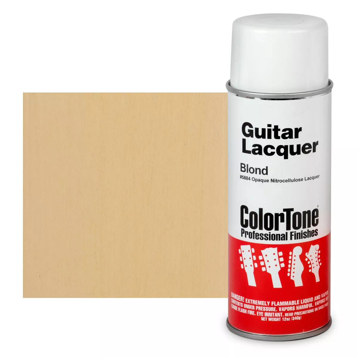 Laque ColorTone en aérosol pour guitares, Blonde Laque ColorTone en aérosol pour guitares, Blonde