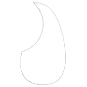 OM Guitar acoustique, plaque de protection, transparente