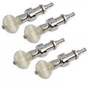 Piquets de réglage Banjo Five-Star, bouton nacré vintage sur nickel, lot de 4
