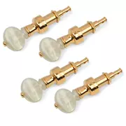 Piquets de réglage Banjo Five-Star, bouton nacré vintage sur or, lot de 4