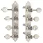 Machines Waverly Mandolin style F avec boutons en perle, argent satiné Machines Waverly Mandolin style F avec boutons en perle, argent satiné