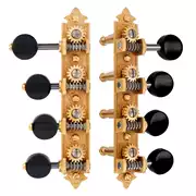 Machines Waverly Mandolin style F avec boutons en ébène, or satiné