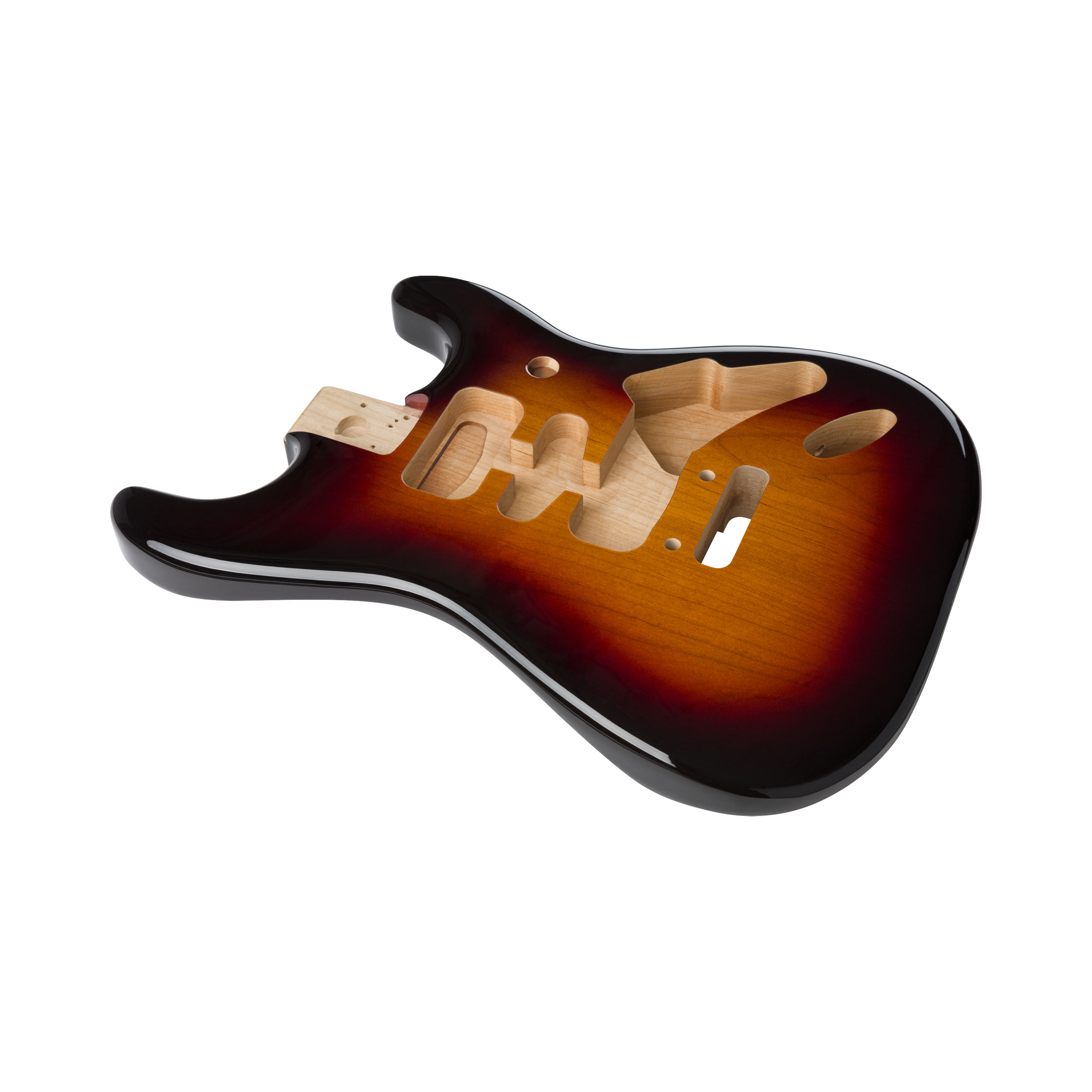 Corps Fender Deluxe Stratocaster, Sunburst 3-Color