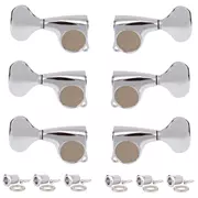 Gotoh Midsize 510 3+3 Tuners avec boutons en métal, chrome