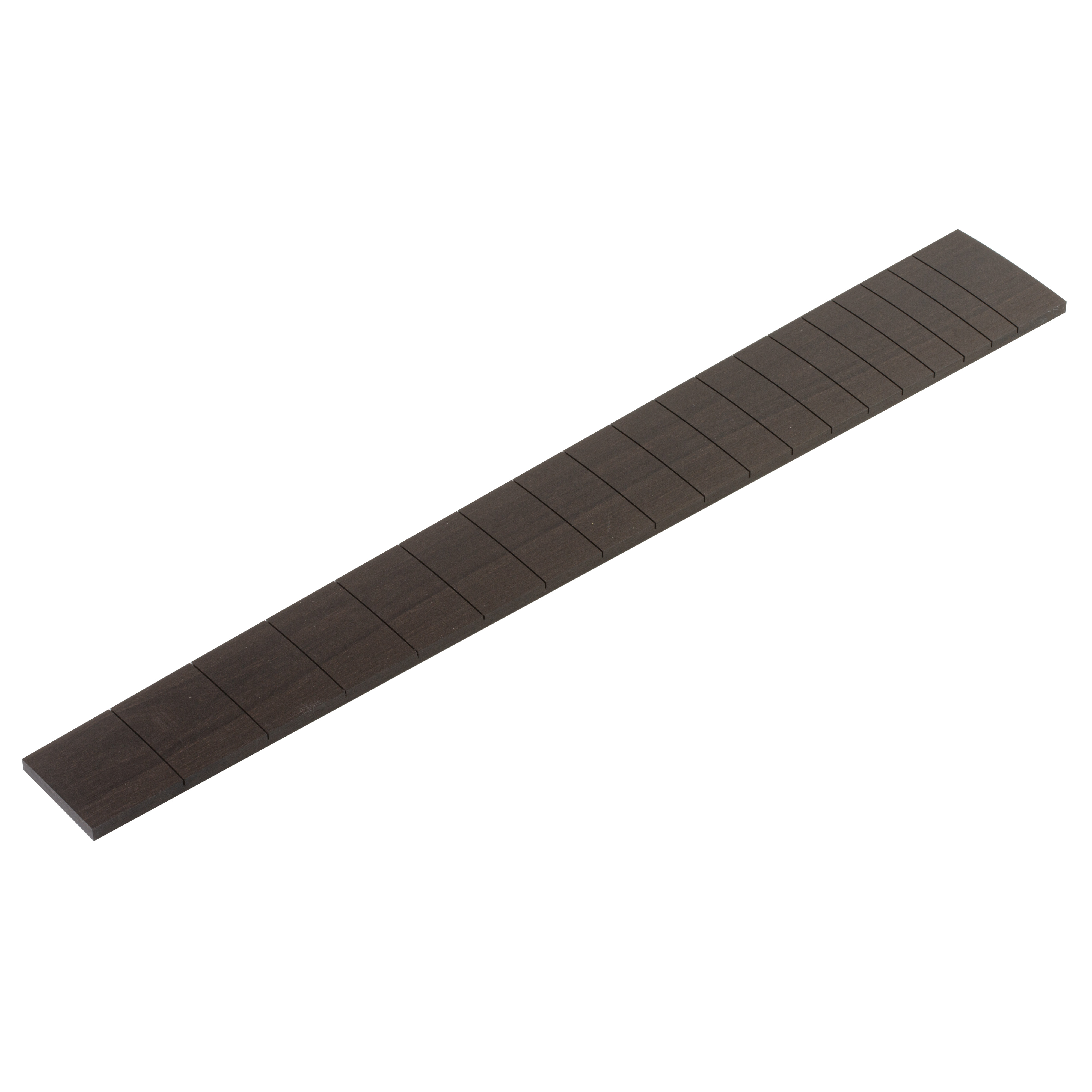 Ébène, touche de magasin personnalisée, 24,9", 1-5/8" N, 2-1/8" S