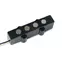 Collecteurs Fat Pole StewMac pour Jazz Bass, position de pont, couvercle noir Collecteurs Fat Pole StewMac pour Jazz Bass, position de pont, couvercle noir