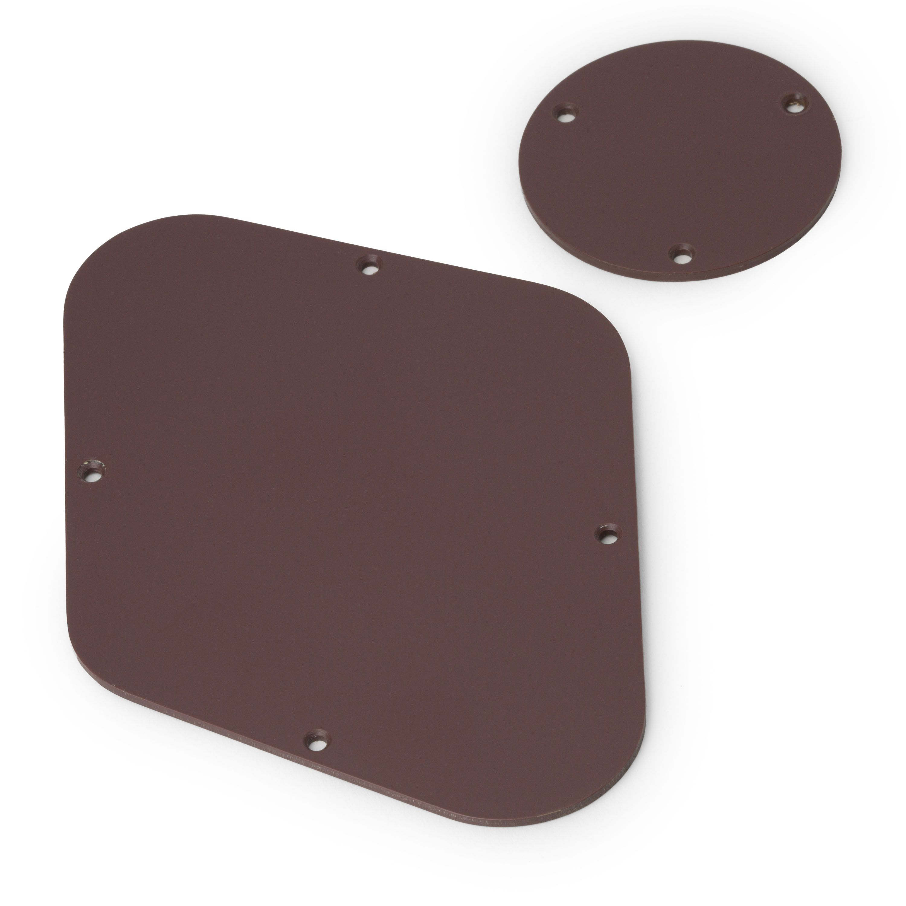 Ensemble de plaques arrière vieillies GuitarSlinger pour Gibson® Les Paul®, brun vieilli