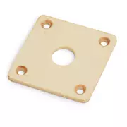 Plaque de jack vieillie GuitarSlinger pour Gibson® Les Paul®, crème vieillie