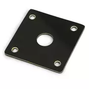 Plaque de jack vieillie GuitarSlinger pour Gibson® Les Paul®, vieillie Noire / Blanche / Noire