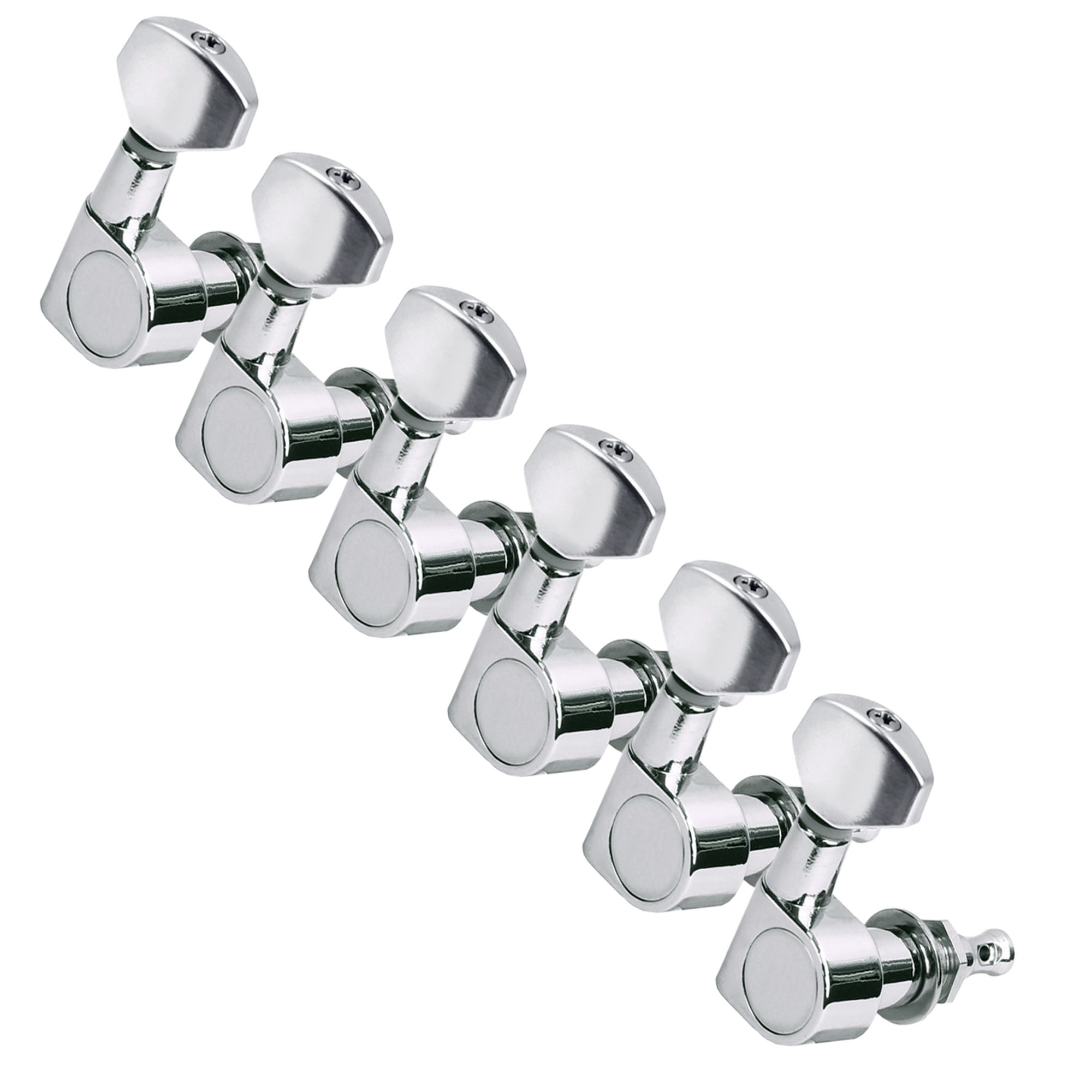 Tuners StewMac 6-In-Line avec petit bouton de type Schaller Tuners StewMac 6-In-Line avec petit bouton de type Schaller