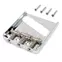 Pont fileté traditionnel StewMac 3-Saddle pour Telecaster, Chrome Pont fileté traditionnel StewMac 3-Saddle pour Telecaster, Chrome