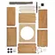 Kit d’armoire pour haut-parleurs en bois ton sur ton acajou premium, pour haut-parleur 10" Kit d’armoire pour haut-parleurs en bois ton sur ton acajou premium, pour haut-parleur 10"