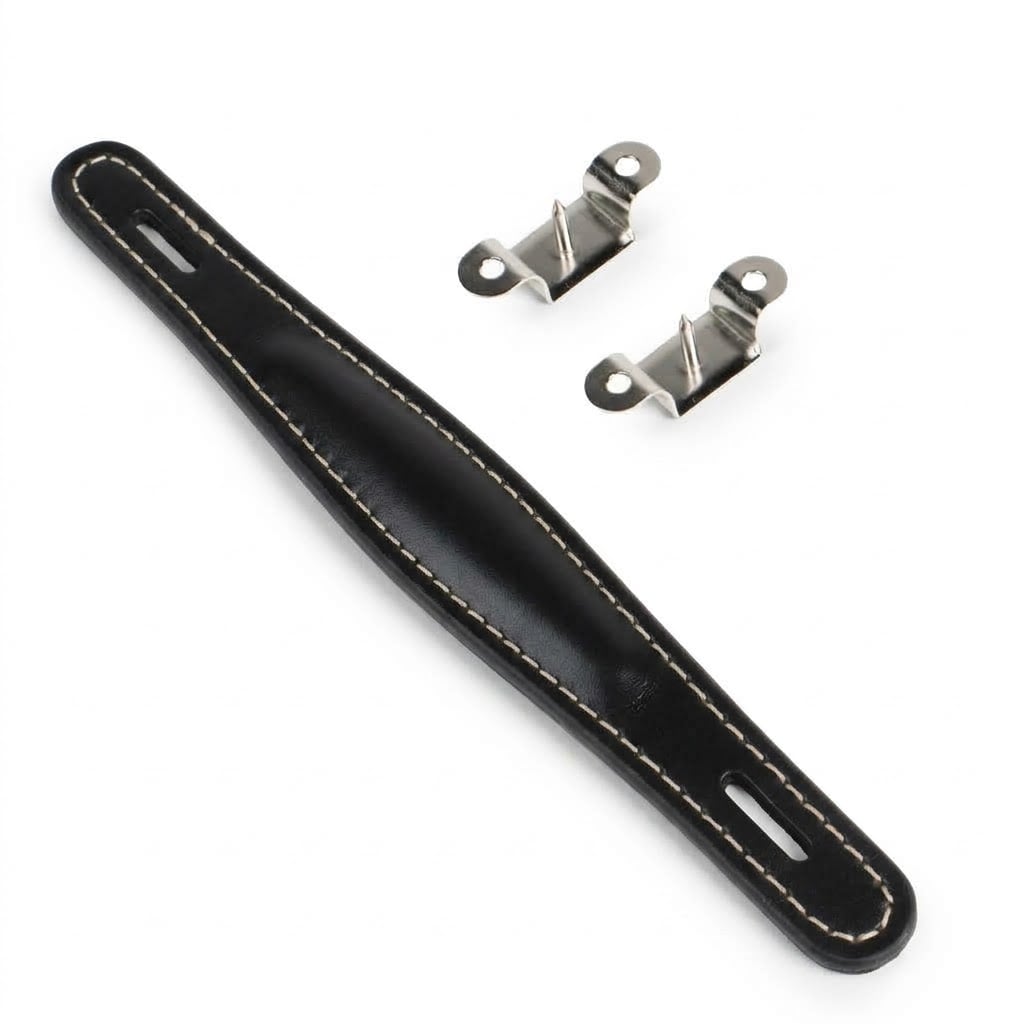 Leather Strap Handle for Amps with Mounting Hardware