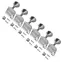 Tuners Kluson série 6-In-Line Plus, Chrome Tuners Kluson série 6-In-Line Plus, Chrome