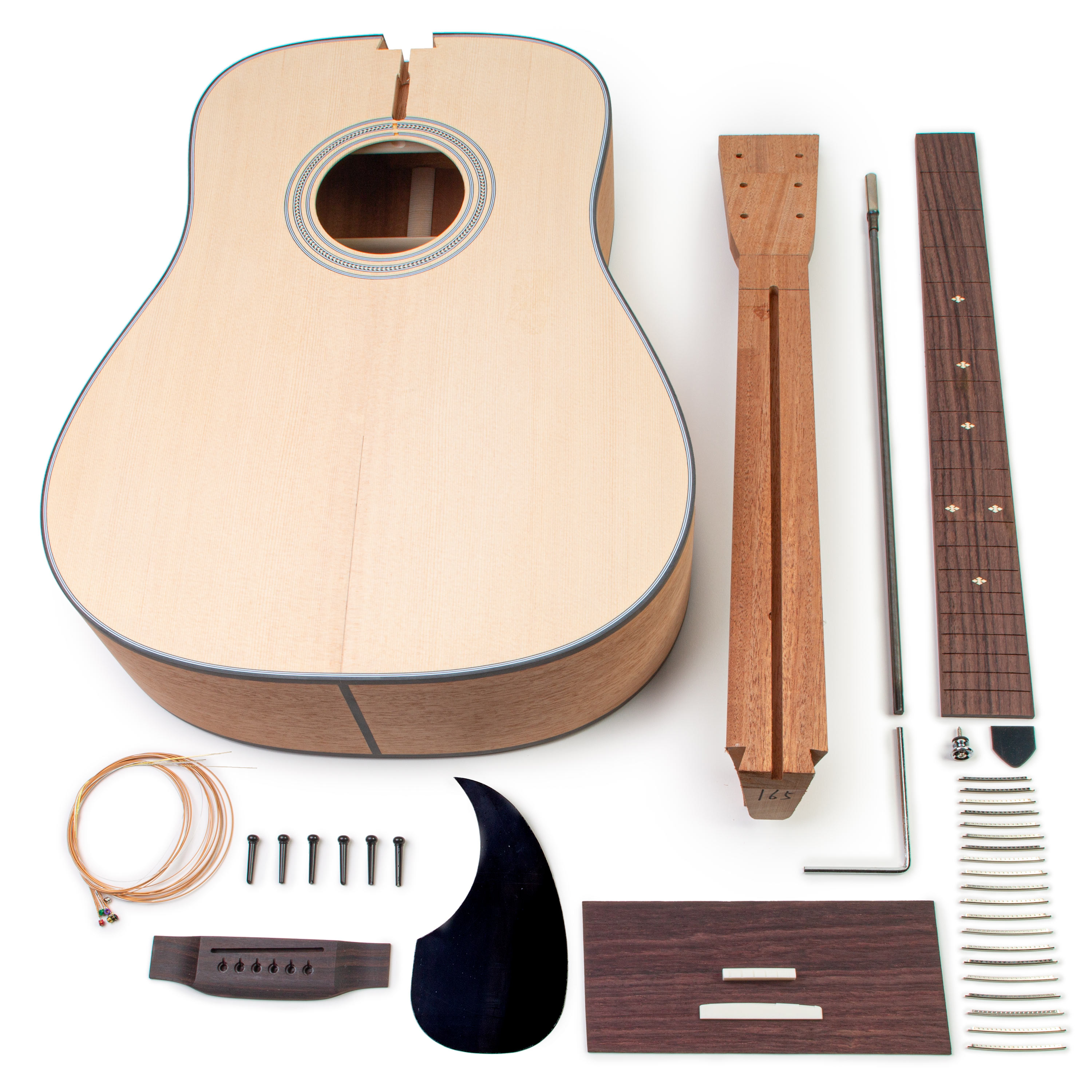 Guitare acoustique en kit Premium avec caisse préconstruite StewMac