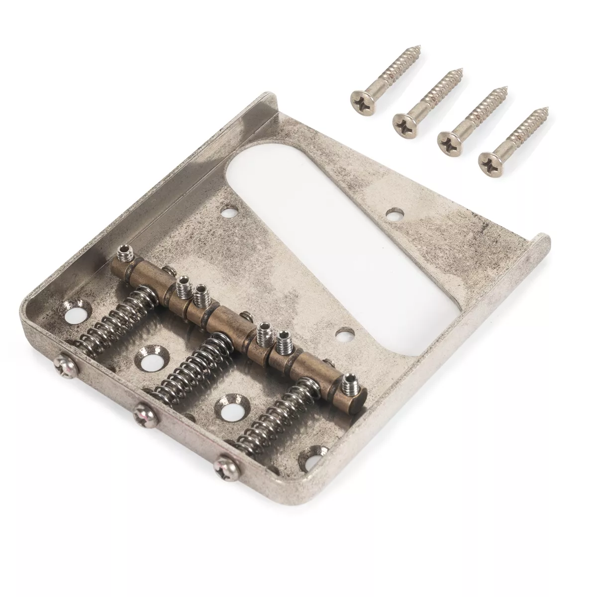 Chevalet GuitarSlinger pour Telecaster vieilli stabilisé par réfrigération Chevalet GuitarSlinger pour Telecaster vieilli stabilisé par réfrigération