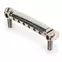 Stop Tailpiece en aluminium vieilli cryocée GuitarSlinger, nickel vieilli  Stop Tailpiece en aluminium vieilli cryocée GuitarSlinger, nickel vieilli