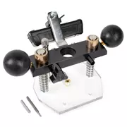 Ensemble de base de routeur à plongeur et gabarit d’incrustation pour touche StewMacStewMac