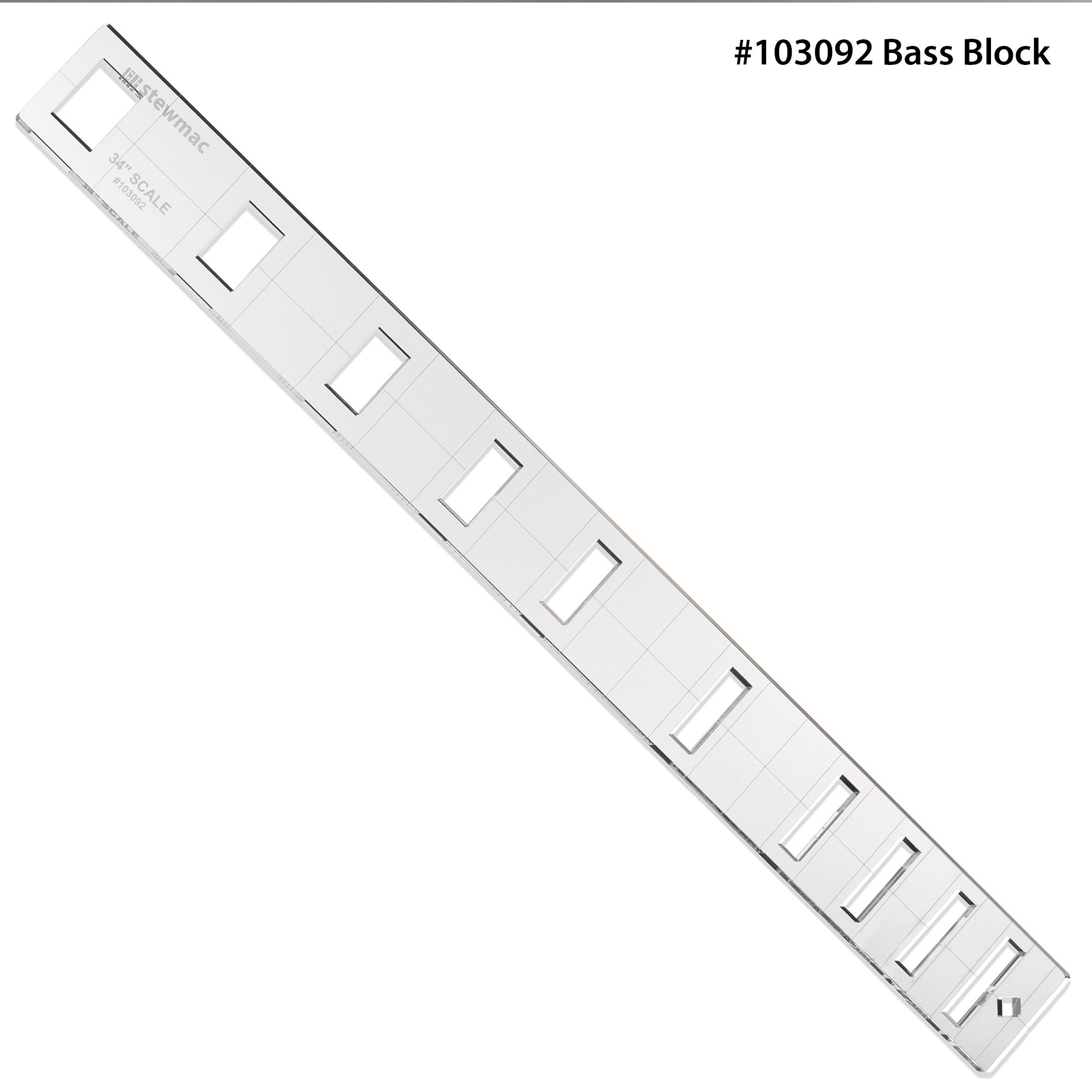 Gabarit d’incrustation de touche StewMac