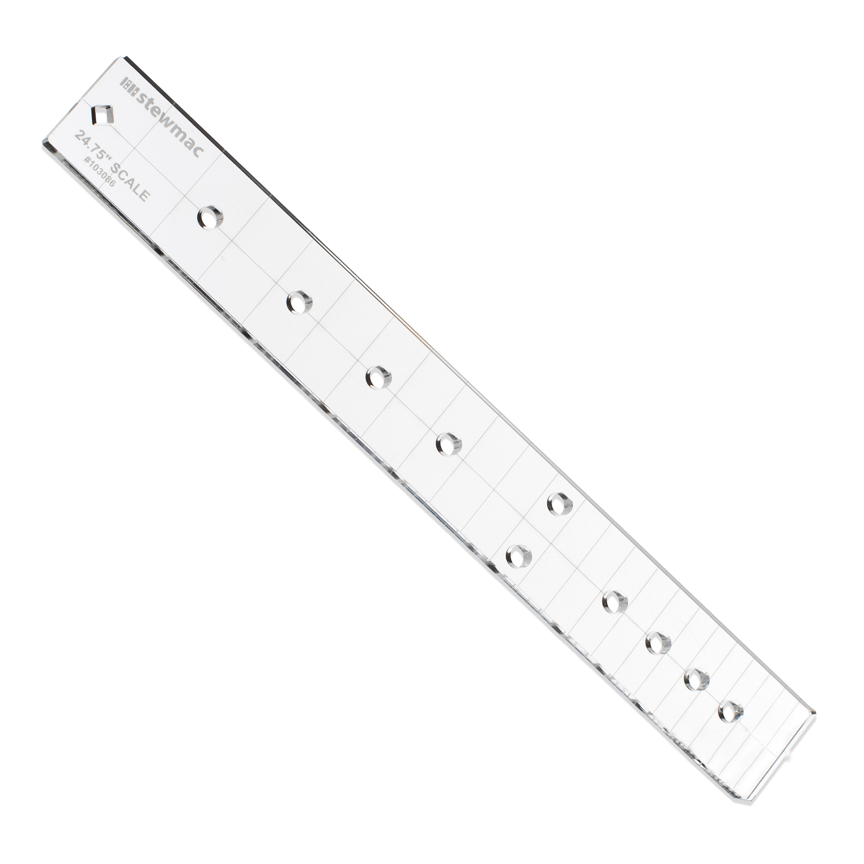 Gabarit d’incrustation de touche StewMac, point, 24,75