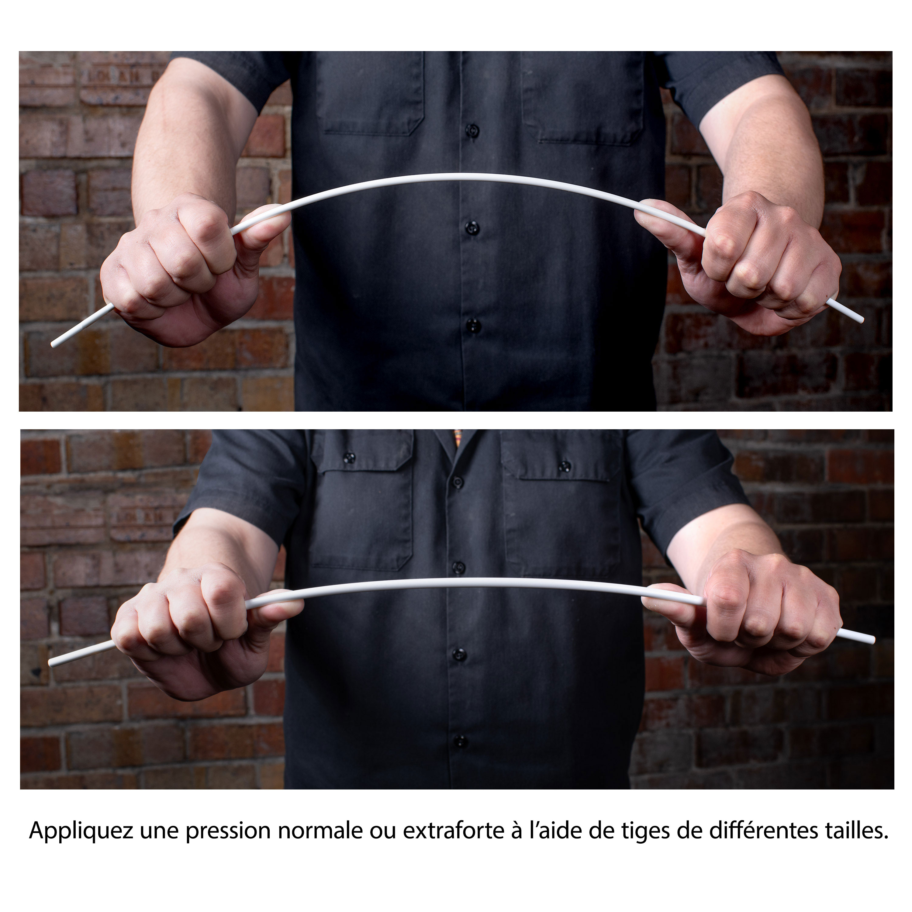 Tige de serrage pour barre de passage