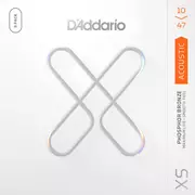D’Addario XS Cordes de guitare acoustique Phosphor Bronze, lot de 3, Extra Light (XSAPB1047 à 3P)