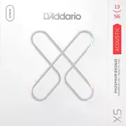 D’Addario XS Cordes de guitare acoustique Phosphor Bronze, lot de 3, Medium (XSAPB1356 à 3P)