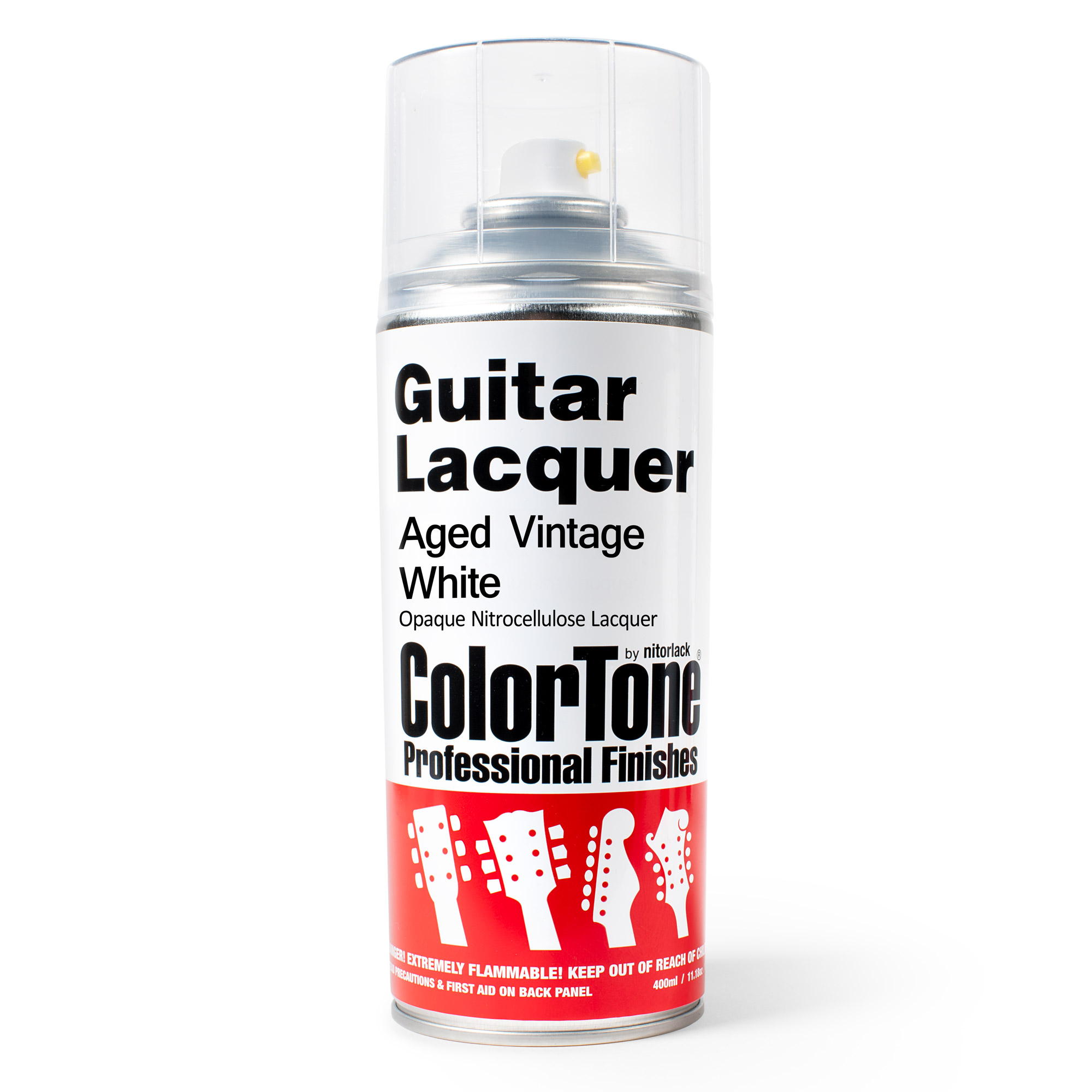 Laque ColorTone en aérosol pour guitares, Aged Vintage White